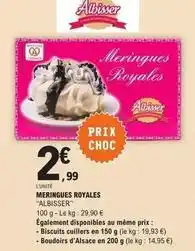 E.Leclerc Meringues royales offre