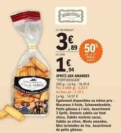 E.Leclerc Spritz - aux amandes offre