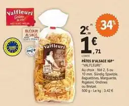 E.Leclerc La vie - pâtes d'alsace igp offre