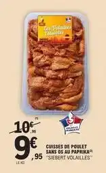 E.Leclerc Francaise - cuisses de poulet sans os au paprika offre