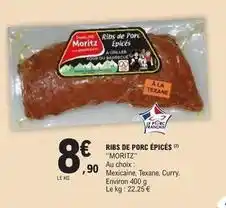 E.Leclerc Moritz - ribs de porc épices offre