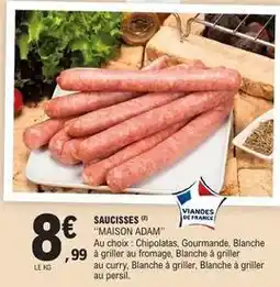 E.Leclerc Adam - saucisses offre