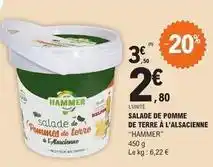 E.Leclerc Salade de pomme de terre à l'alsacienne offre