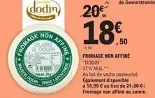 E.Leclerc Maison dodin - fromage non affiné offre