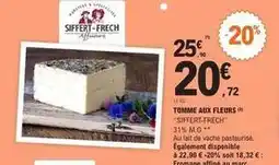 E.Leclerc Siffert frech - tomme aux fleurs offre