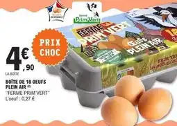 E.Leclerc Boîte de 18 oeufs plein air offre