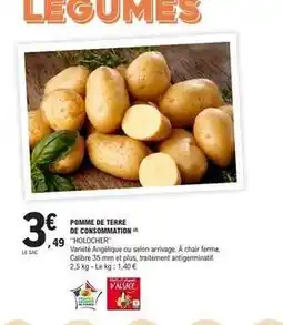 E.Leclerc Pomme de terre de consommation offre