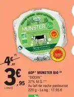 E.Leclerc Aop munster bio offre