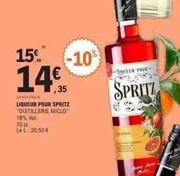E.Leclerc Spritz - liqueur pour offre
