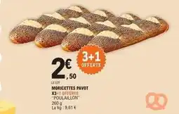E.Leclerc Poulaillon - moricettes pavot offre