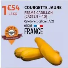E.Leclerc Courgette jaune offre