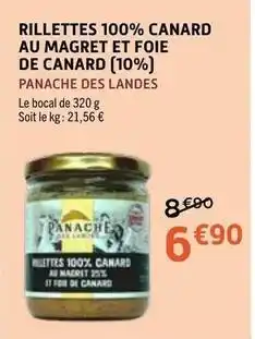 E.Leclerc Canard - rillettes 100% au magret et foie de offre