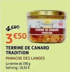 E.Leclerc Canard - terrine de tradition offre