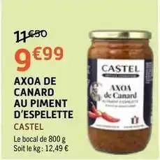 E.Leclerc Canard - axoa de au piment d'espelette offre
