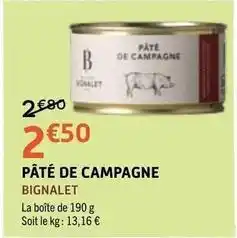 E.Leclerc Pate de campagne offre