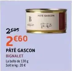 E.Leclerc Pate gascon offre