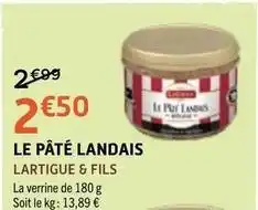 E.Leclerc Lartigue - le pate landais offre