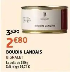 E.Leclerc Boudin landais offre