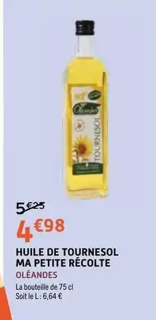 E.Leclerc Huile de tournesol ma petite recolte offre
