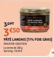 E.Leclerc Pate landais offre