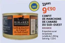 E.Leclerc Canard - confit de manchons de du sud-ouest offre