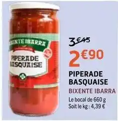 E.Leclerc Piperade basquaise offre
