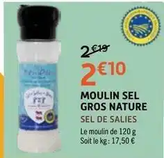 E.Leclerc Moulin sel gros nature offre