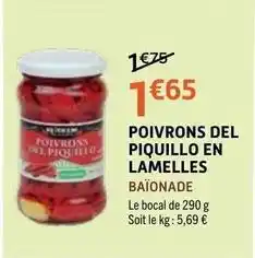 E.Leclerc Poivrons del piquillo en lamelles offre