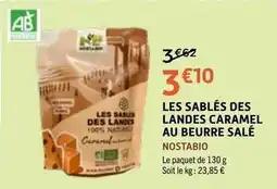 E.Leclerc Les sablés des landes caramel au beurre salé offre