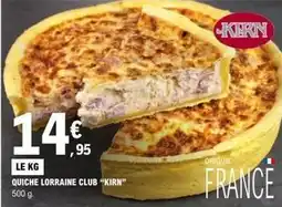 E.Leclerc Quiche lorraine club kirn offre
