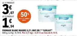 E.Leclerc Fromage blanc offre