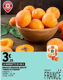 E.Leclerc Abrigots d'émarchg qualité paner du primeur offre