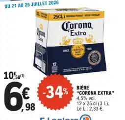 E.Leclerc Corona - bière extra offre