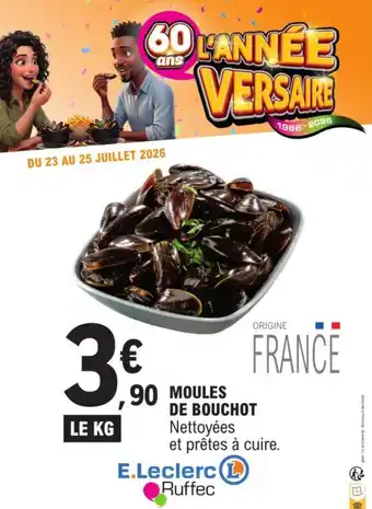 E.Leclerc E.leclerc - moules de bouchot offre