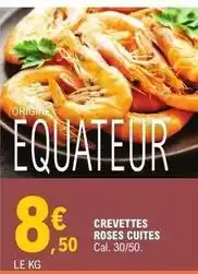 E.Leclerc Crevettes roses cuites offre
