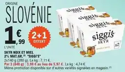 E.Leclerc Signal - skyr noix et miel 2% mat.gr offre
