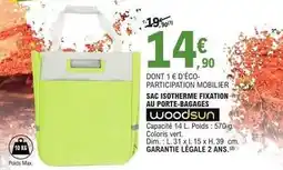 E.Leclerc Dim - sac isotherme fixation au porte-bagages offre