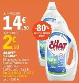 E.Leclerc La queue du chat - lessive offre