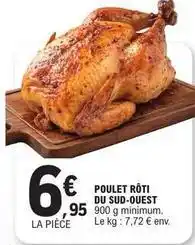 E.Leclerc Poulet rôti du sud-ouest offre
