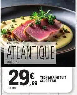 E.Leclerc Thon marine cuit sauce thai offre