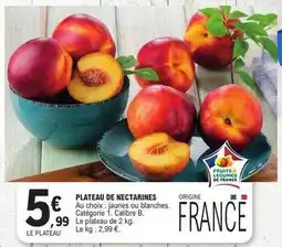 E.Leclerc Plateau de nectarines offre