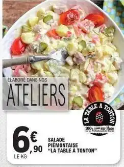 E.Leclerc Salade piémontaise offre