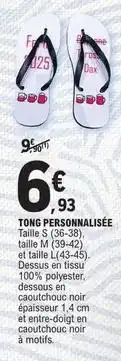 E.Leclerc Tons personnalisée offre