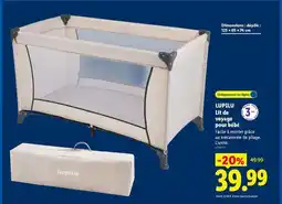 Lidl Lupilu - lit de 3 postres offre