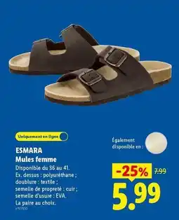 Lidl Esmara offre