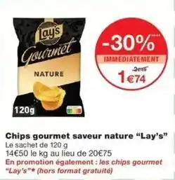 Monop' Lay's - chips gourmet saveur nature offre