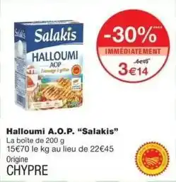 Monop' Salakis - halloumi a.o.p offre