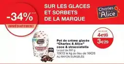 Monop' Charles & alice - pot de crème glacée offre