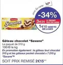 Monop' Brossard - gâteau chocolat offre