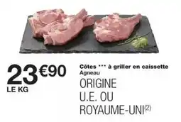 Monop' Côtes à griller en caissette offre